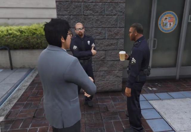 当你在《GTA5》中用中文与警察交流会怎样？这细节该怎么说？