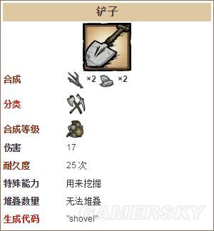 《饥荒》全工具合成表及数据图鉴